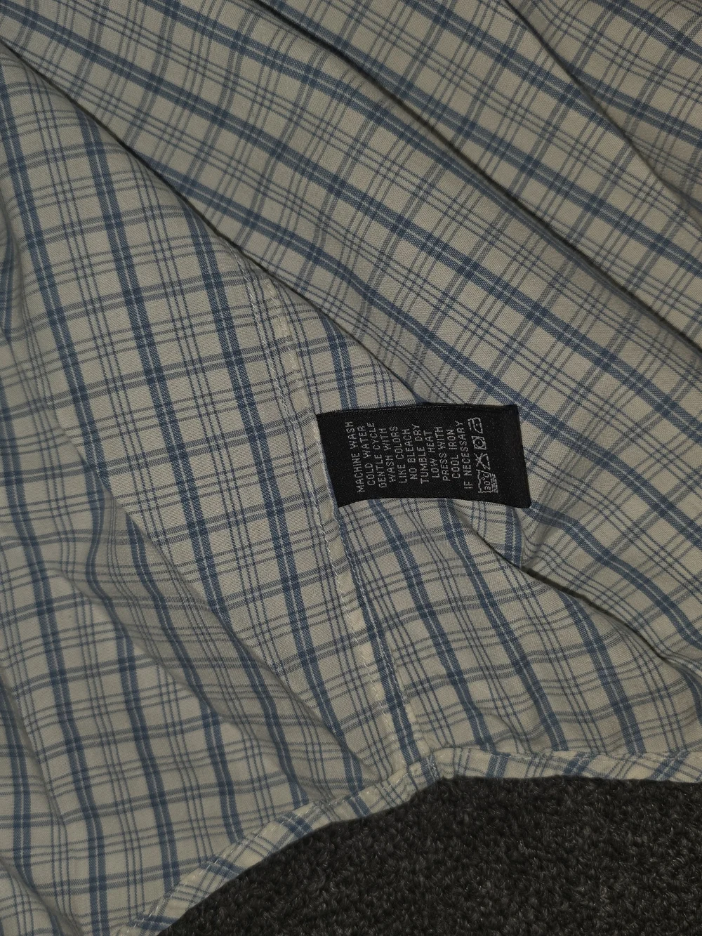 Polo Jeans Co Ralph Lauren Men’s Blue Plaid Short-Sleeve Button-Down Shirt
